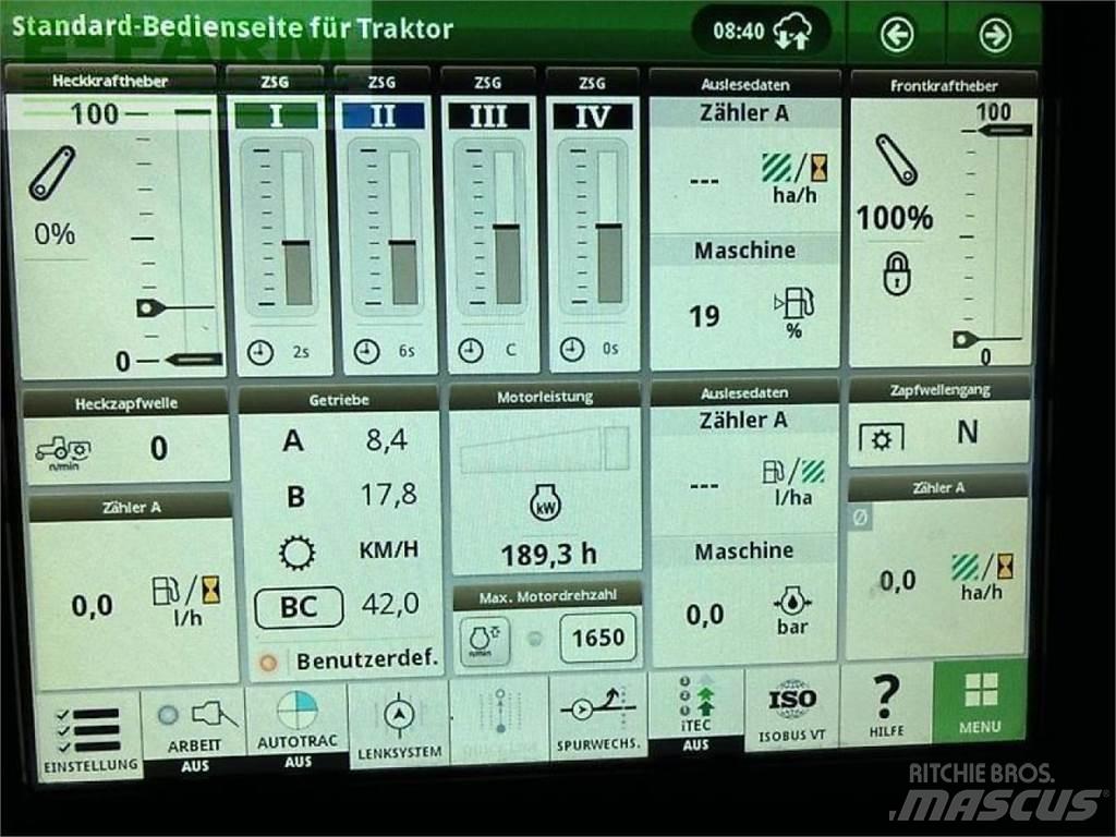 John Deere 6r 215 トラクター