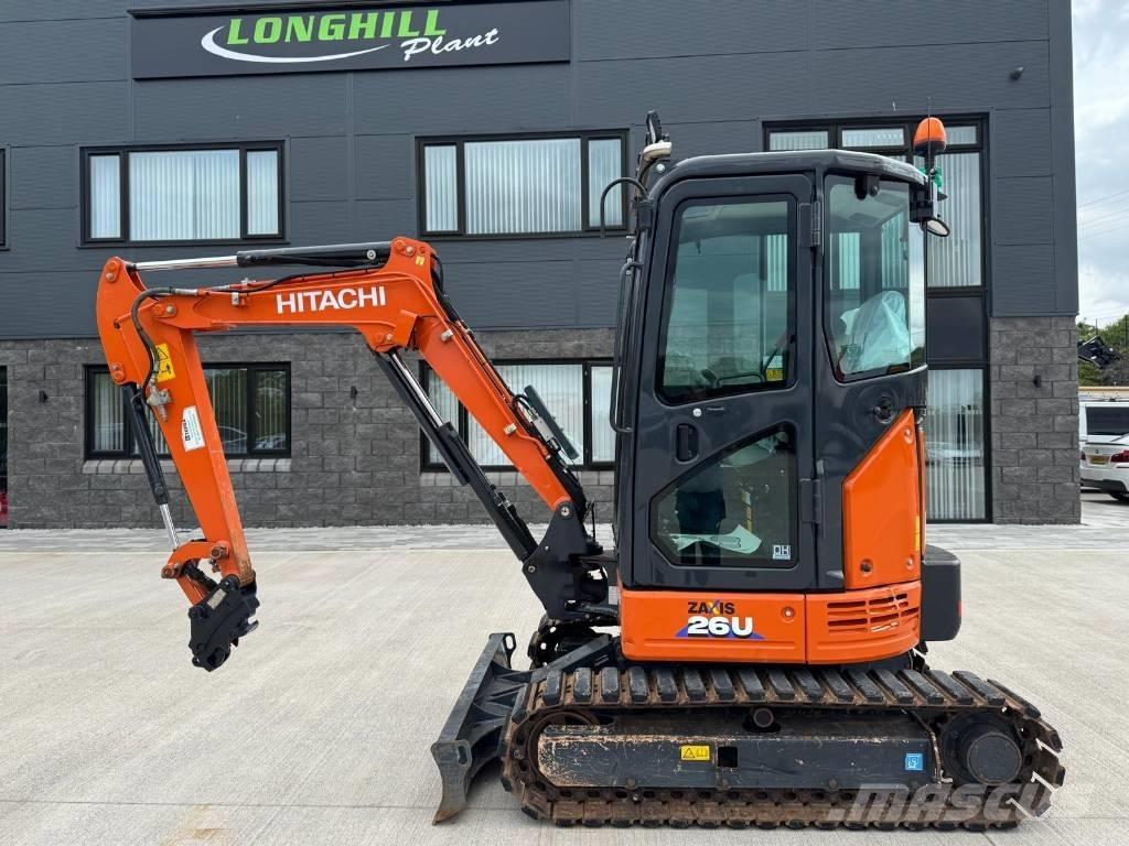 Hitachi ZX 26 U-6CLR ミニ油圧ショベル 7t以下（ミニユンボ・ミニディガー）