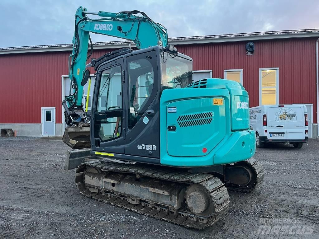 Kobelco SK 75 SR 中型油圧ショベル 7ｔ-12ｔ（ユンボ・パワーショベル・バックホー）