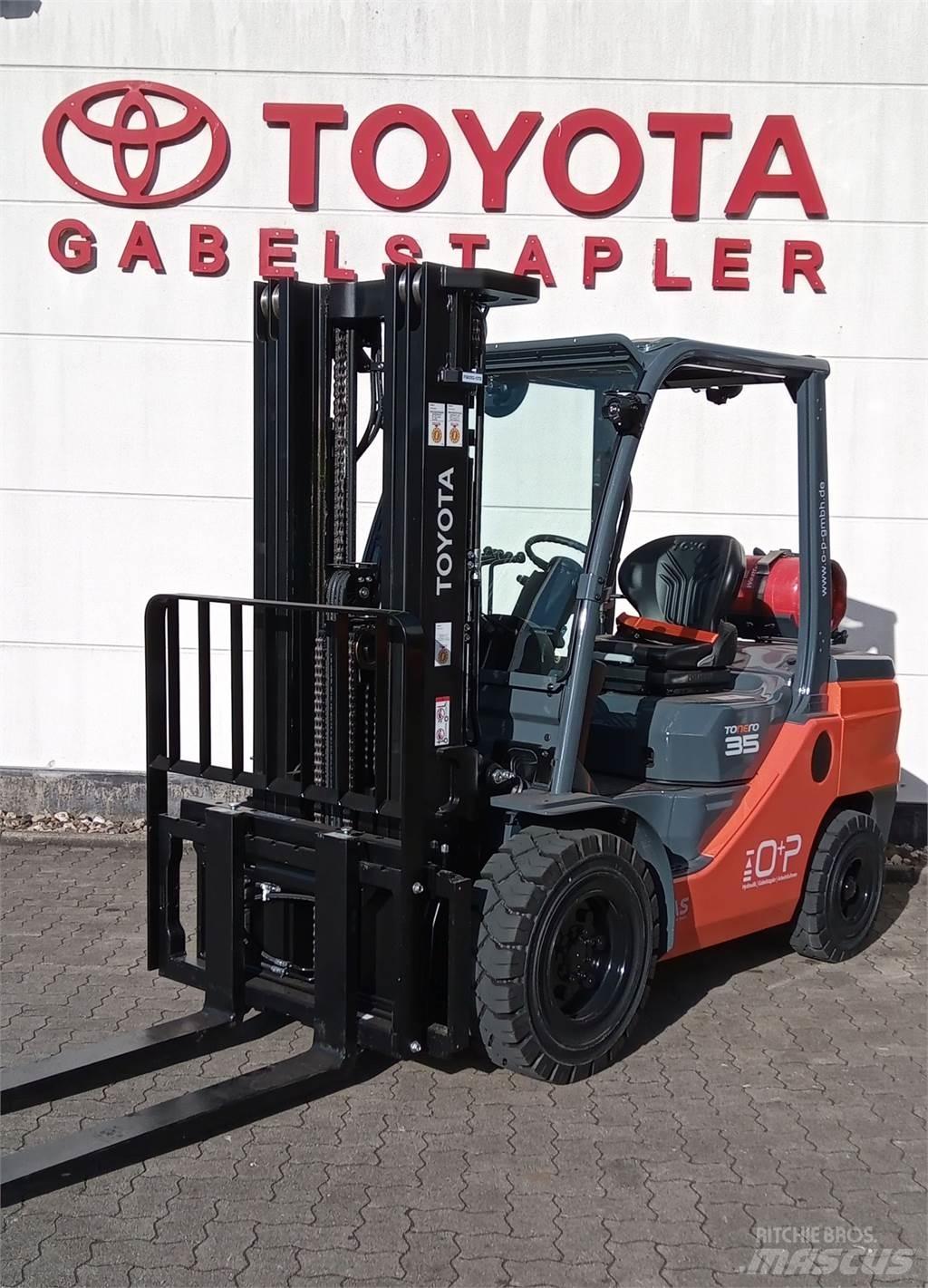 Toyota 02-8FGJF35 LPGフォークリフト