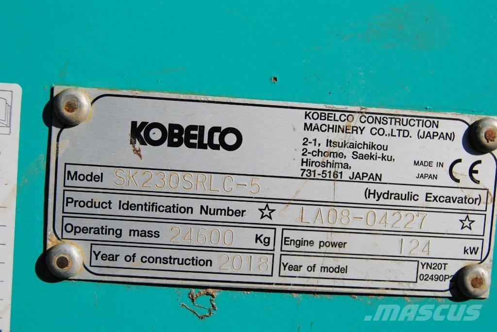 Kobelco SK230SRLC-5 大型油圧ショベル12t以上（パワーショベル・ユンボ）
