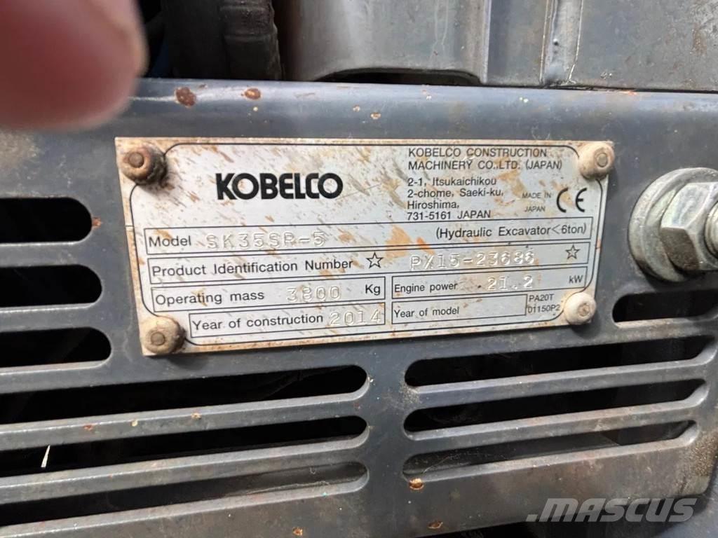 Kobelco SK35SR-5 ミニ油圧ショベル 7t以下（ミニユンボ・ミニディガー）