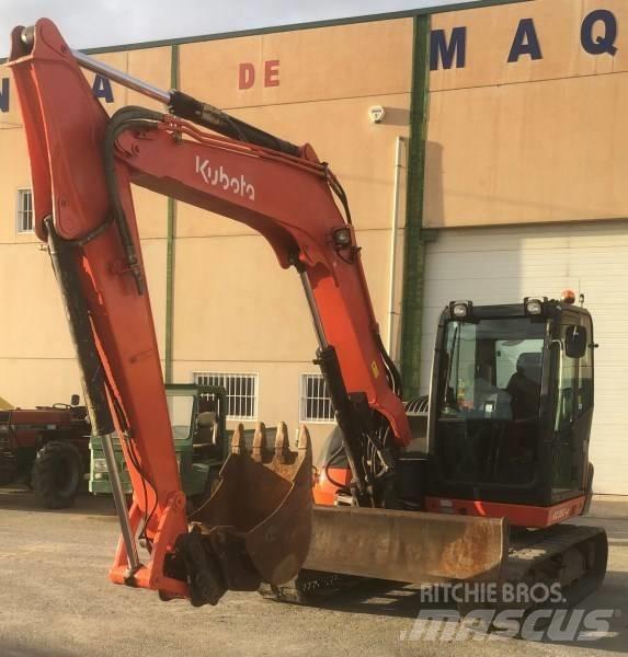 Kubota KX 080-4 中型油圧ショベル 7ｔ-12ｔ（ユンボ・パワーショベル・バックホー）