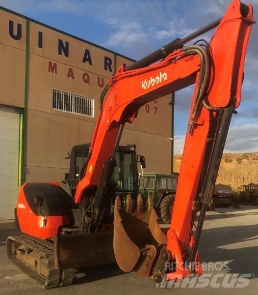 Kubota KX 080-4 中型油圧ショベル 7ｔ-12ｔ（ユンボ・パワーショベル・バックホー）
