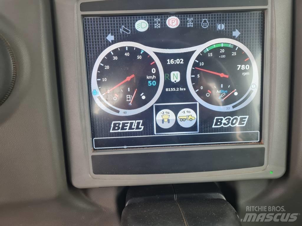 Bell B 30 E 6X6 アーティキュレート式ダンプトラック