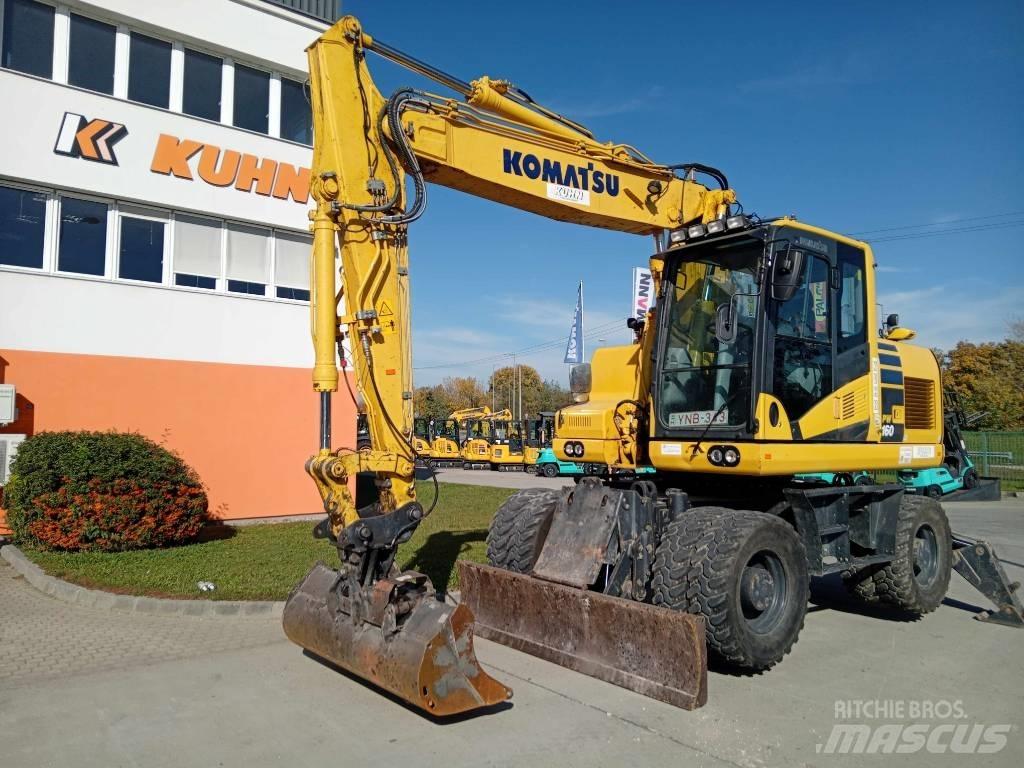 Komatsu PW 160-11 ホイール式油圧ショベル（パワーショベル・ユンボ・バックホー）