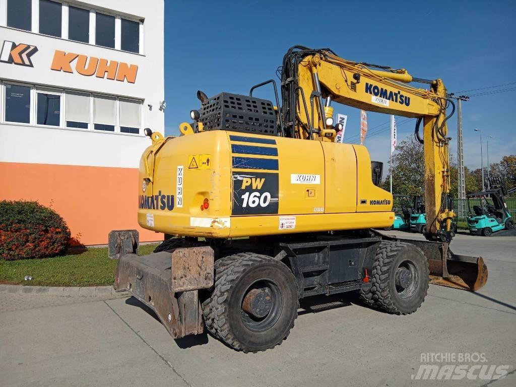 Komatsu PW 160-11 ホイール式油圧ショベル（パワーショベル・ユンボ・バックホー）