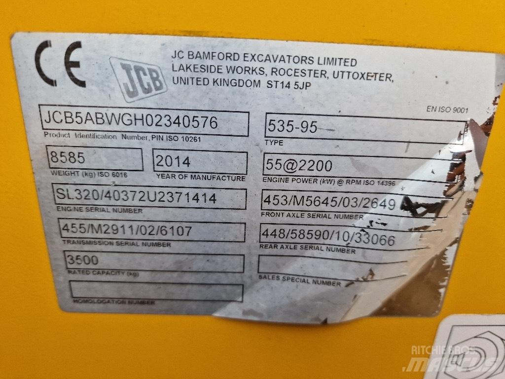 JCB 2014 JCB 535-95 テレスコーピックハンドラー