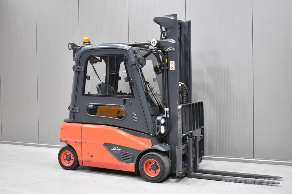 Linde E 20 PL - 02 バッテリーフォークリフト