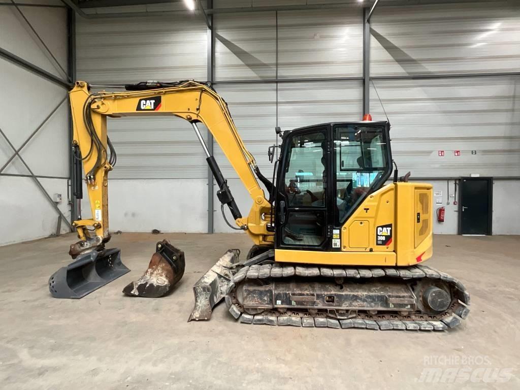 CAT 308  CR 中型油圧ショベル 7ｔ-12ｔ（ユンボ・パワーショベル・バックホー）
