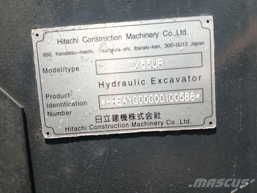 Hitachi 55 ミニ油圧ショベル 7t以下（ミニユンボ・ミニディガー）