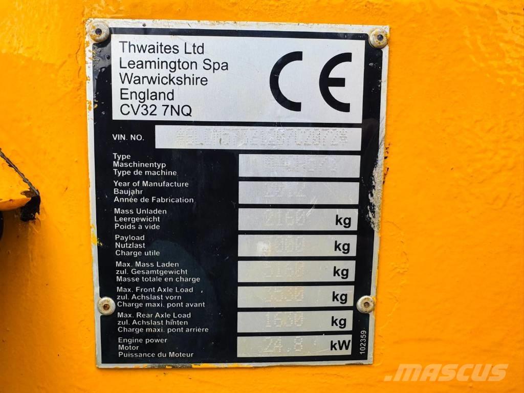 Thwaites MACH 573 サイト　ダンプ