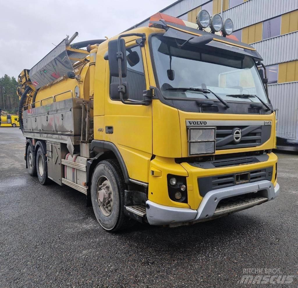 Volvo FM 460 コンバイン／バキュームトラック