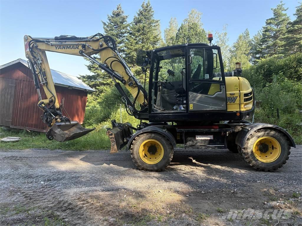 Yanmar B110W ホイール式油圧ショベル（パワーショベル・ユンボ・バックホー）