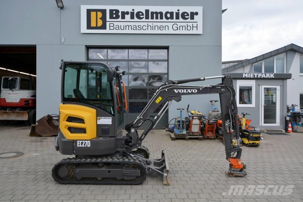Volvo EC 27 D ミニ油圧ショベル 7t以下（ミニユンボ・ミニディガー）
