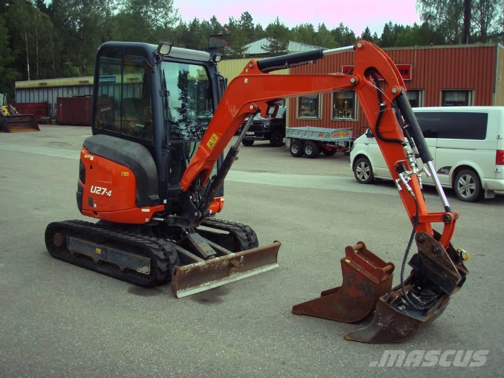 Kubota U 27-4 ミニ油圧ショベル 7t以下（ミニユンボ・ミニディガー）