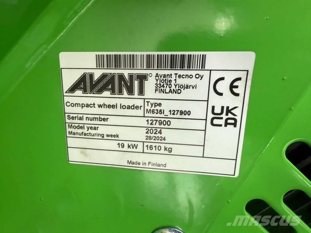 Avant 635 多目的ローダー
