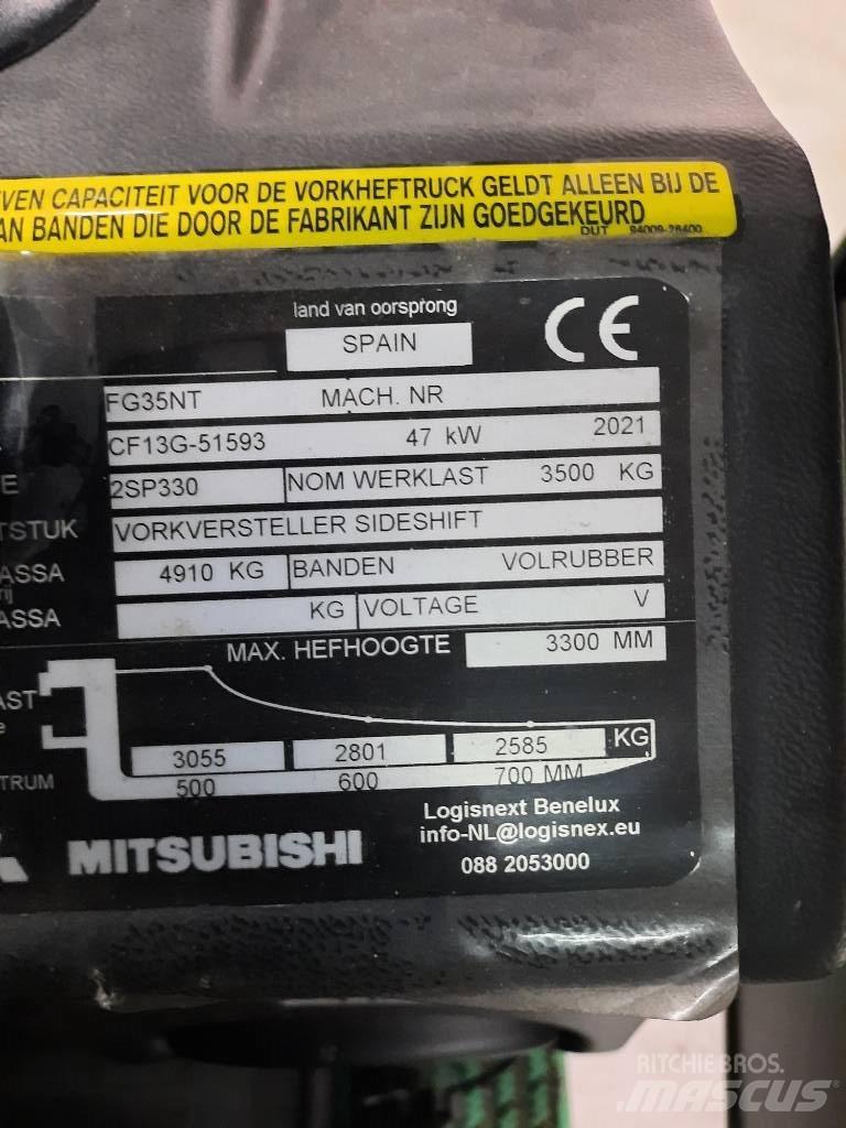 Mitsubishi FG35NT LPGフォークリフト