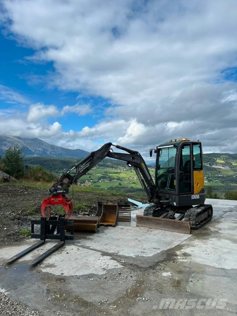 Volvo ECR25D ミニ油圧ショベル 7t以下（ミニユンボ・ミニディガー）