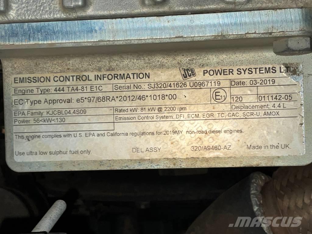 JCB JS 145 LC 大型油圧ショベル12t以上（パワーショベル・ユンボ）