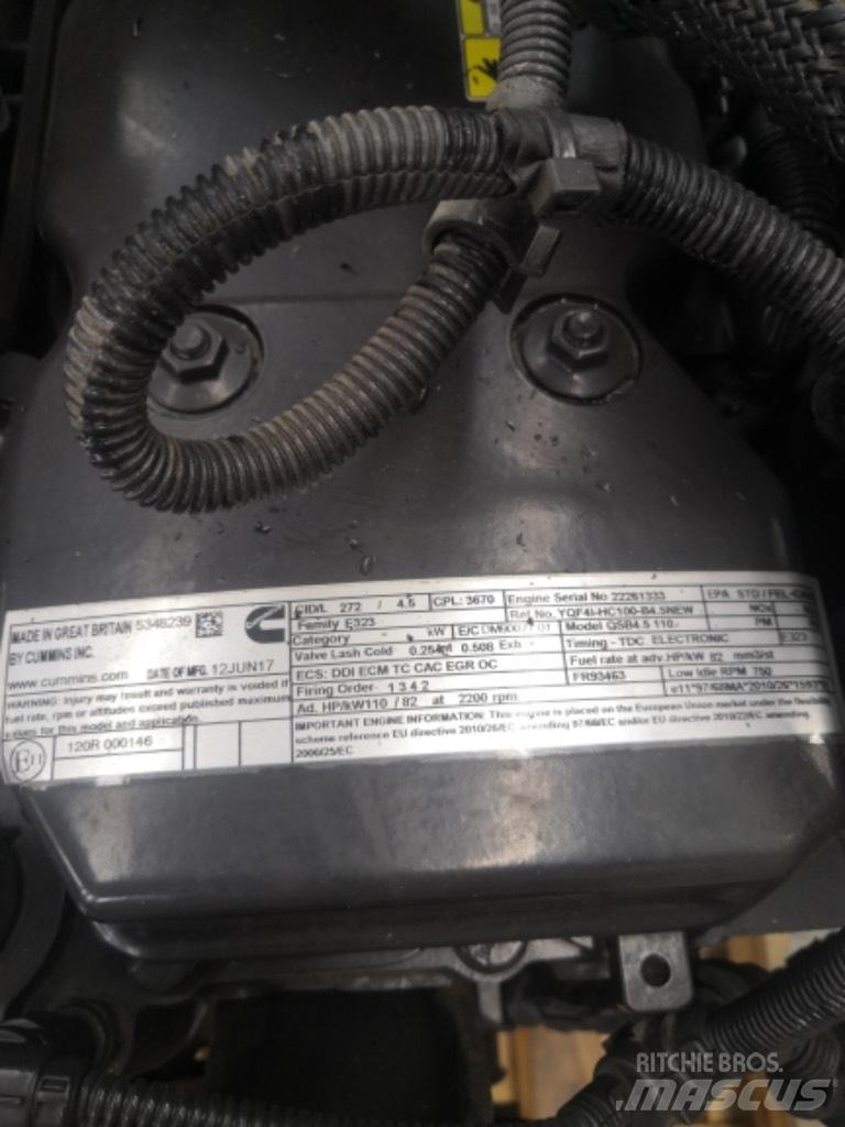Cummins QSB4.5C-T4i 建設機械 -　その他