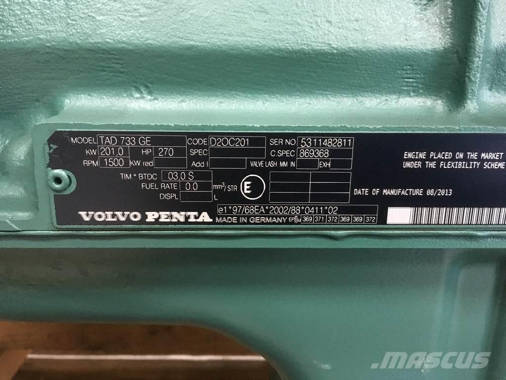 Volvo TAD733GE NEW エンジン
