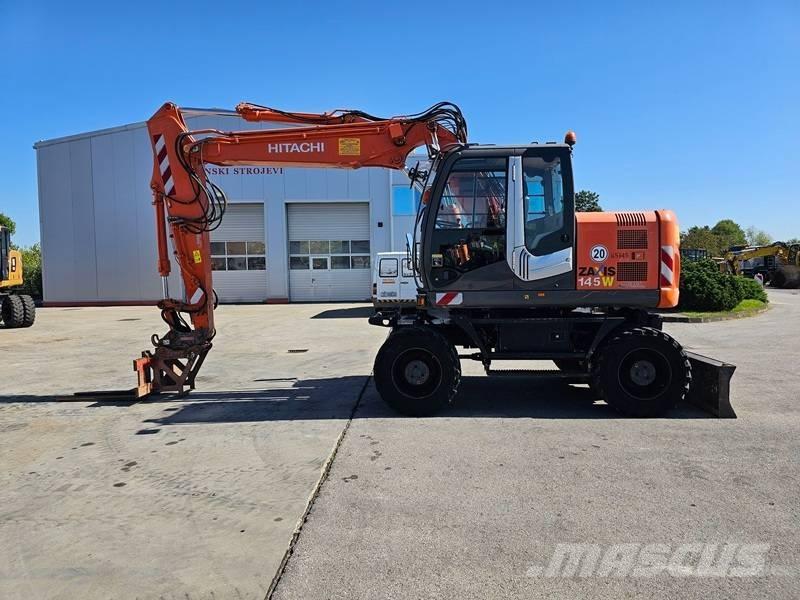 Hitachi ZX 145 W-3 ホイール式油圧ショベル（パワーショベル・ユンボ・バックホー）