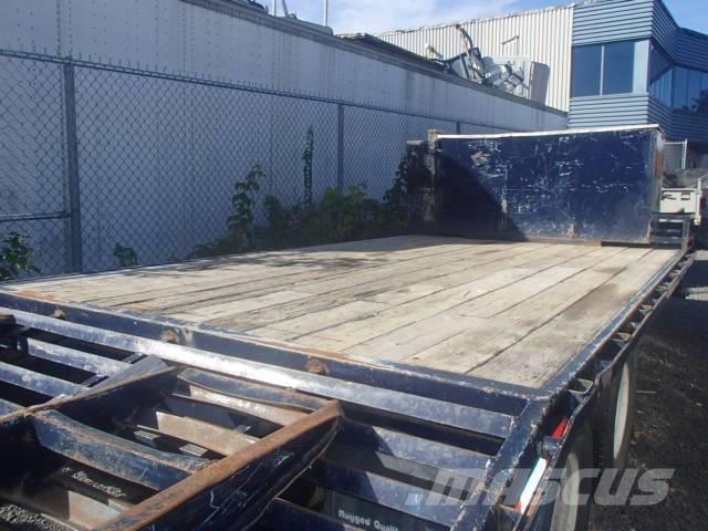 P.J. TRAILERS FD212 フラットベッド／ドロップサイドトレーラー