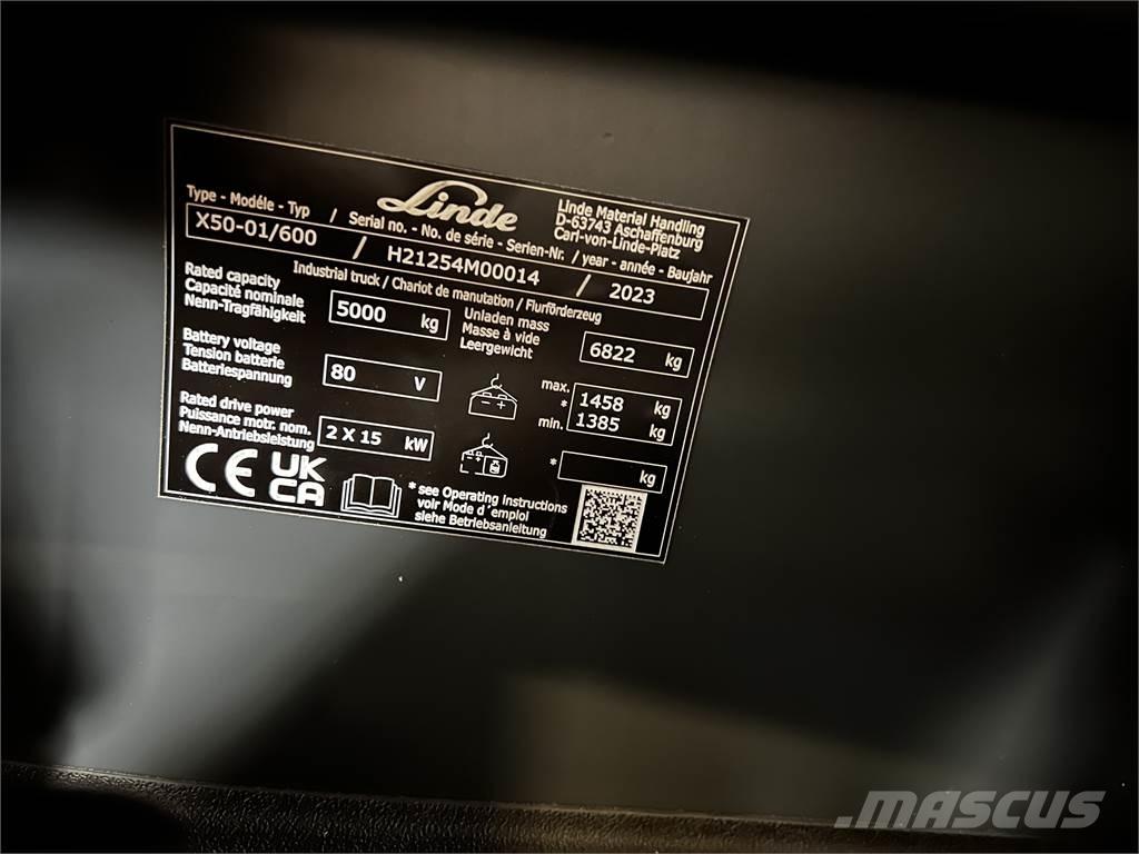 Linde X50 バッテリーフォークリフト