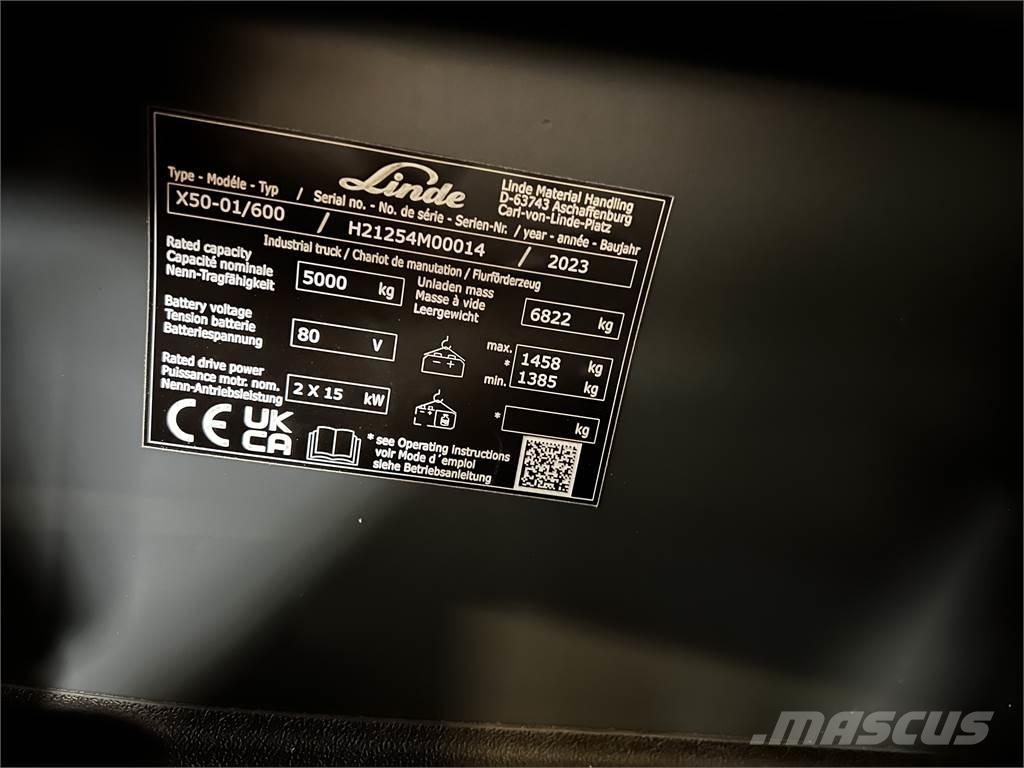 Linde X50 バッテリーフォークリフト