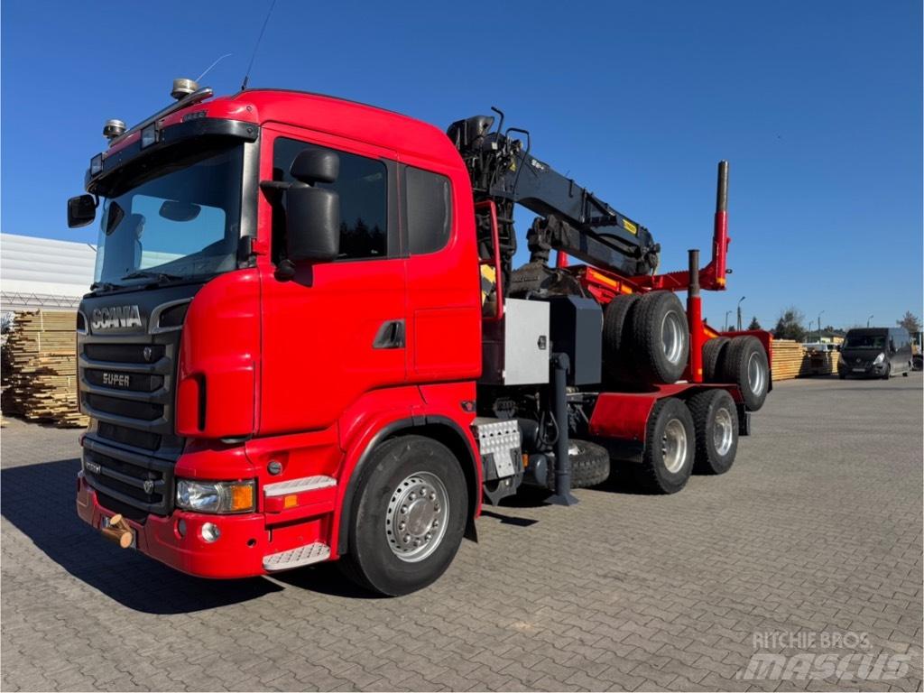 Scania R 560 木材トラック
