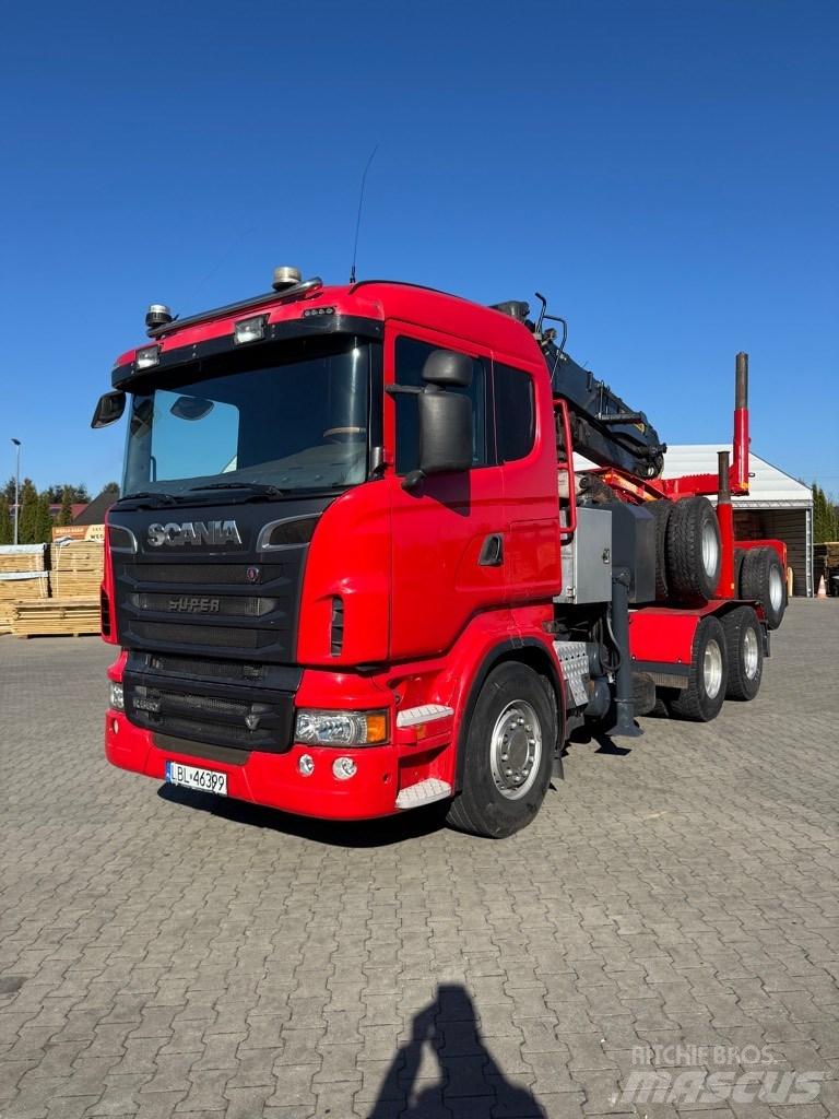 Scania R 560 木材トラック