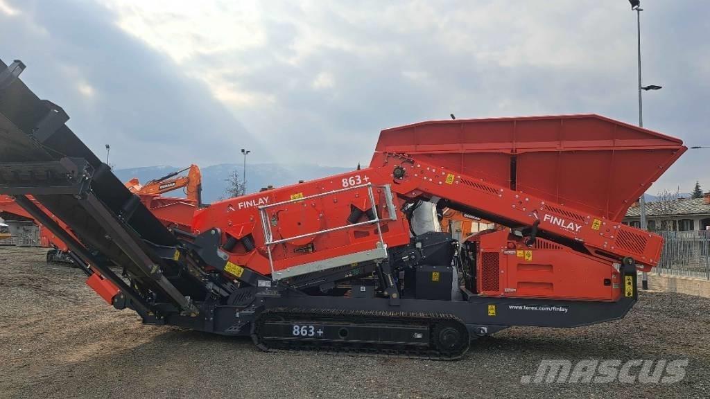 Terex Finlay 863 自走式スクリーン