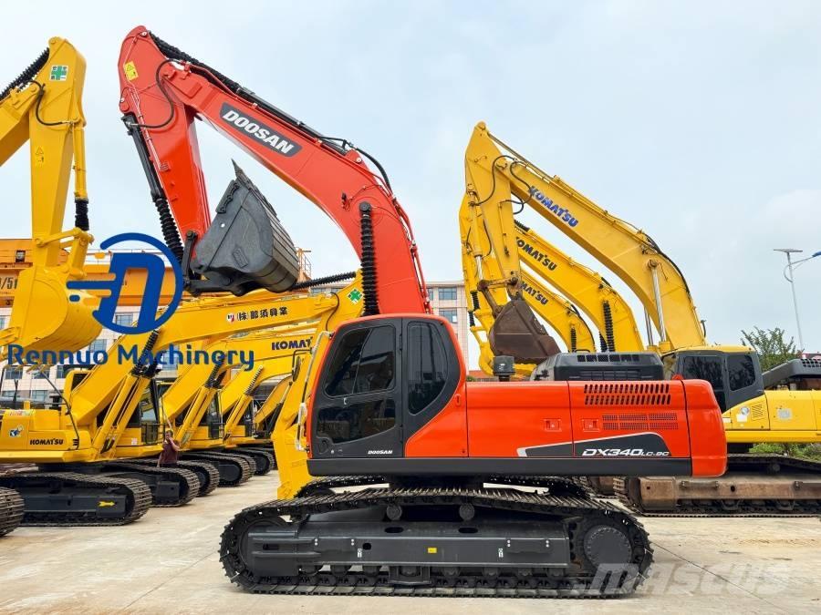 Doosan DX 340 大型油圧ショベル12t以上（パワーショベル・ユンボ）