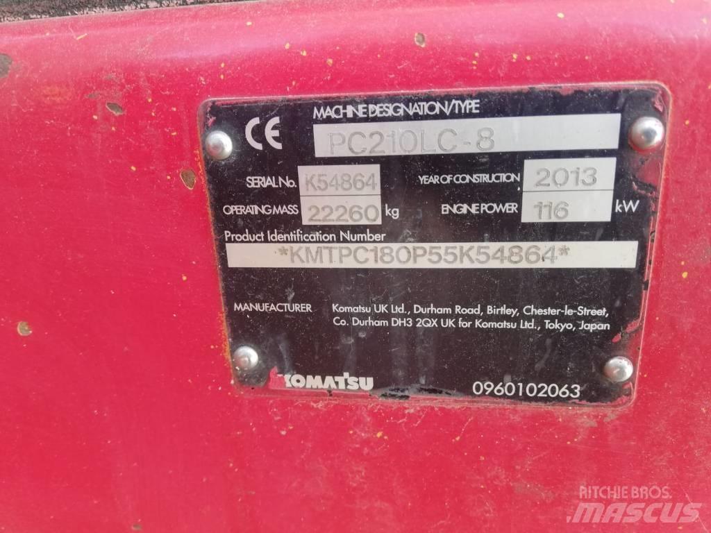 Komatsu PC 210-8 大型油圧ショベル12t以上（パワーショベル・ユンボ）