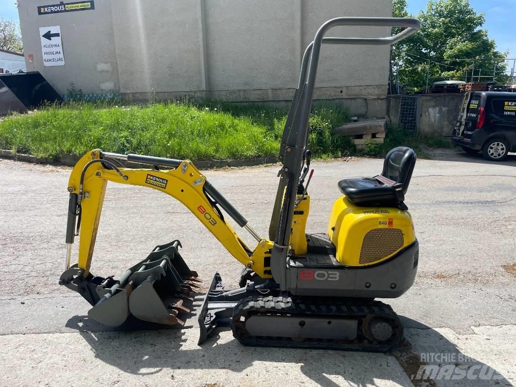 Wacker Neuson 803 ミニ油圧ショベル 7t以下（ミニユンボ・ミニディガー）