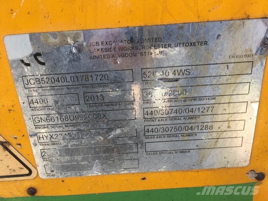 JCB 520-40 テレスコーピックハンドラー