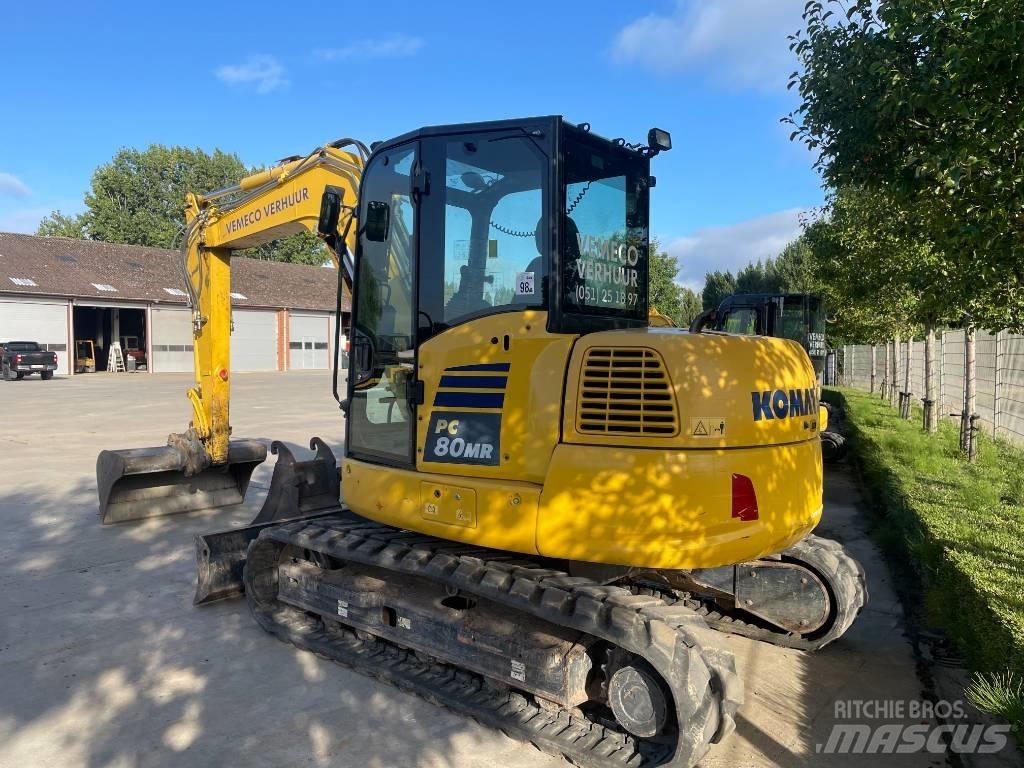 Komatsu PC 80 MR-5 中型油圧ショベル 7ｔ-12ｔ（ユンボ・パワーショベル・バックホー）