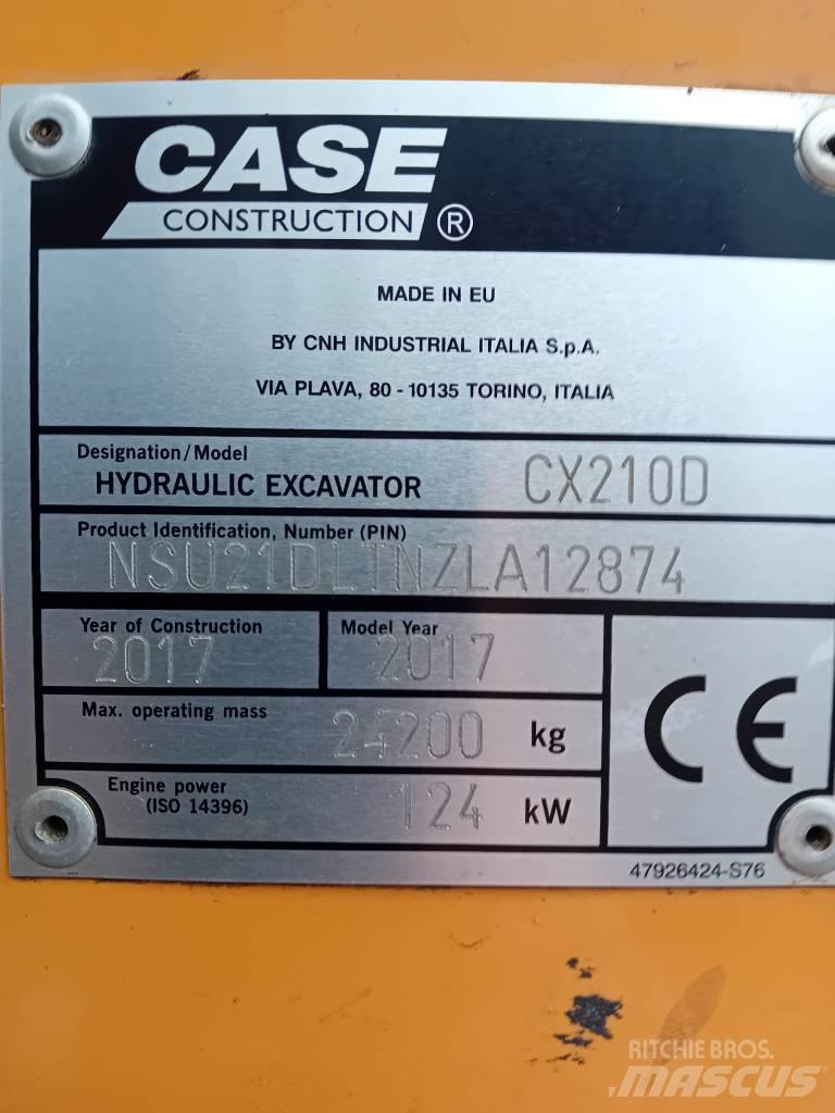 CASE CX 210 D 大型油圧ショベル12t以上（パワーショベル・ユンボ）