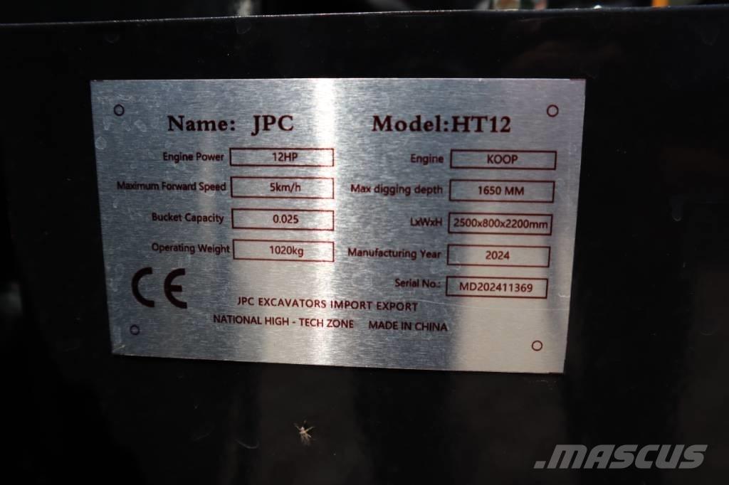 JPC HT12 ミニ油圧ショベル 7t以下（ミニユンボ・ミニディガー）