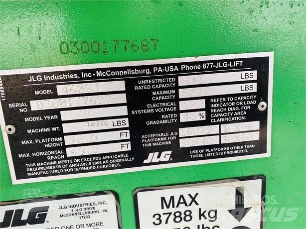 JLG 460 SJ ブームリフト　直伸型