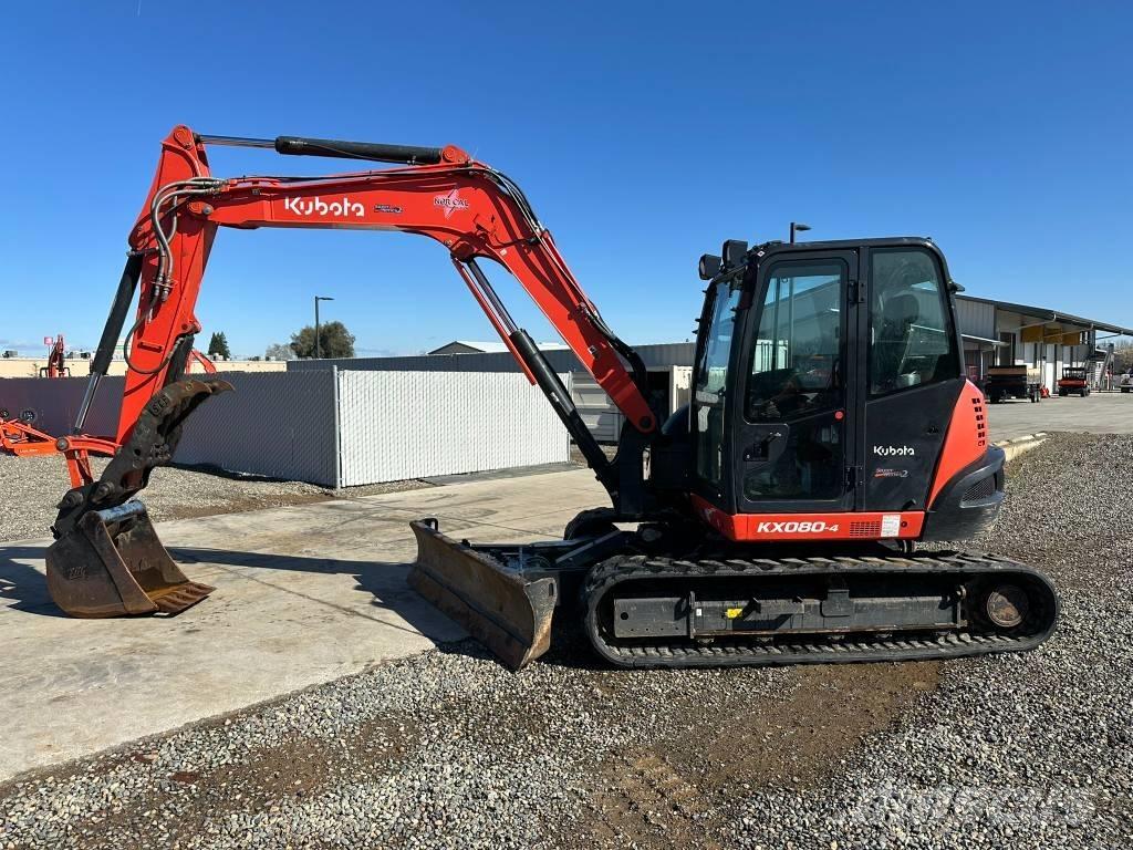 Kubota KX 080-4 ミニ油圧ショベル 7t以下（ミニユンボ・ミニディガー）