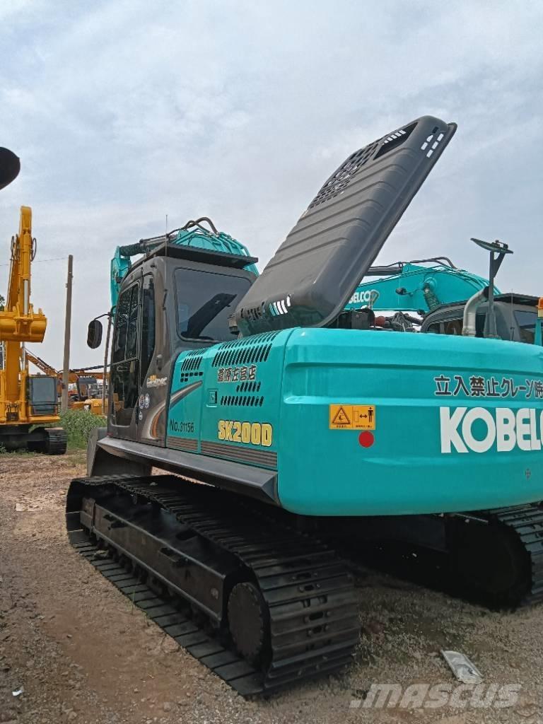 Kobelco SK 200D 中型油圧ショベル 7ｔ-12ｔ（ユンボ・パワーショベル・バックホー）