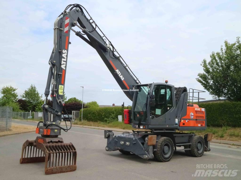 Atlas 180 MH ホイール式油圧ショベル（パワーショベル・ユンボ・バックホー）