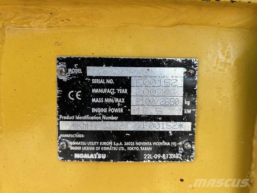Komatsu PC20MR-2 ミニ油圧ショベル 7t以下（ミニユンボ・ミニディガー）