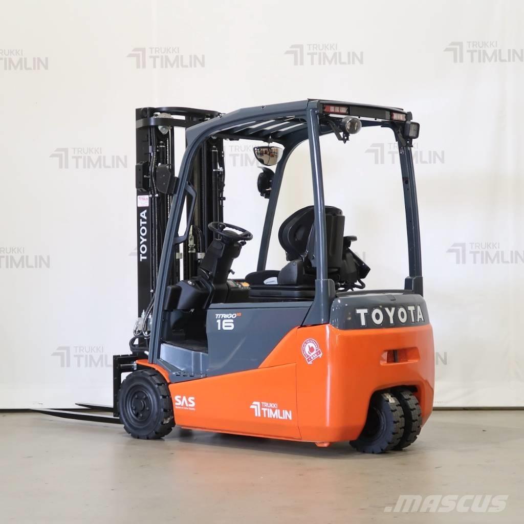 Toyota 8FBE16T バッテリーフォークリフト