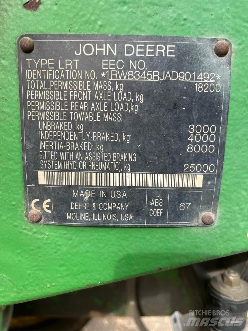 John Deere 8345RT クローラクレーン