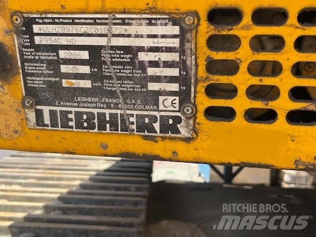 Liebherr R 954C  HD ホイール式油圧ショベル（パワーショベル・ユンボ・バックホー）