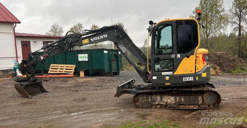 Volvo ECR 58 D ミニ油圧ショベル 7t以下（ミニユンボ・ミニディガー）