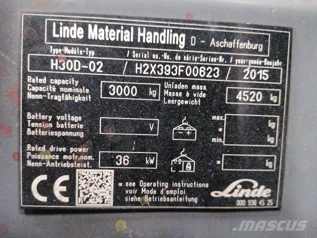 Linde H30D-02 ディーゼル・軽油